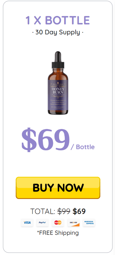 HoneyBurn buy now bottle